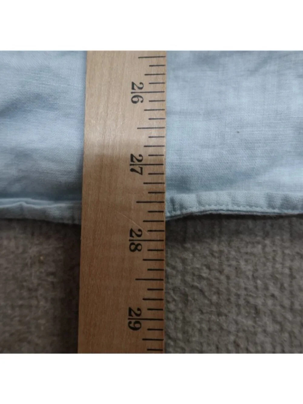 True Religion Shirt XL Blue Slim Fit 100% Linen